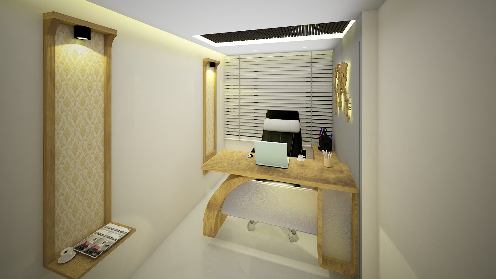 Private executive law chamber and office